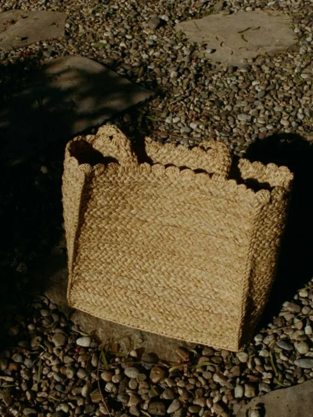 Doen cristobal bag in natural raffia straw resort purse